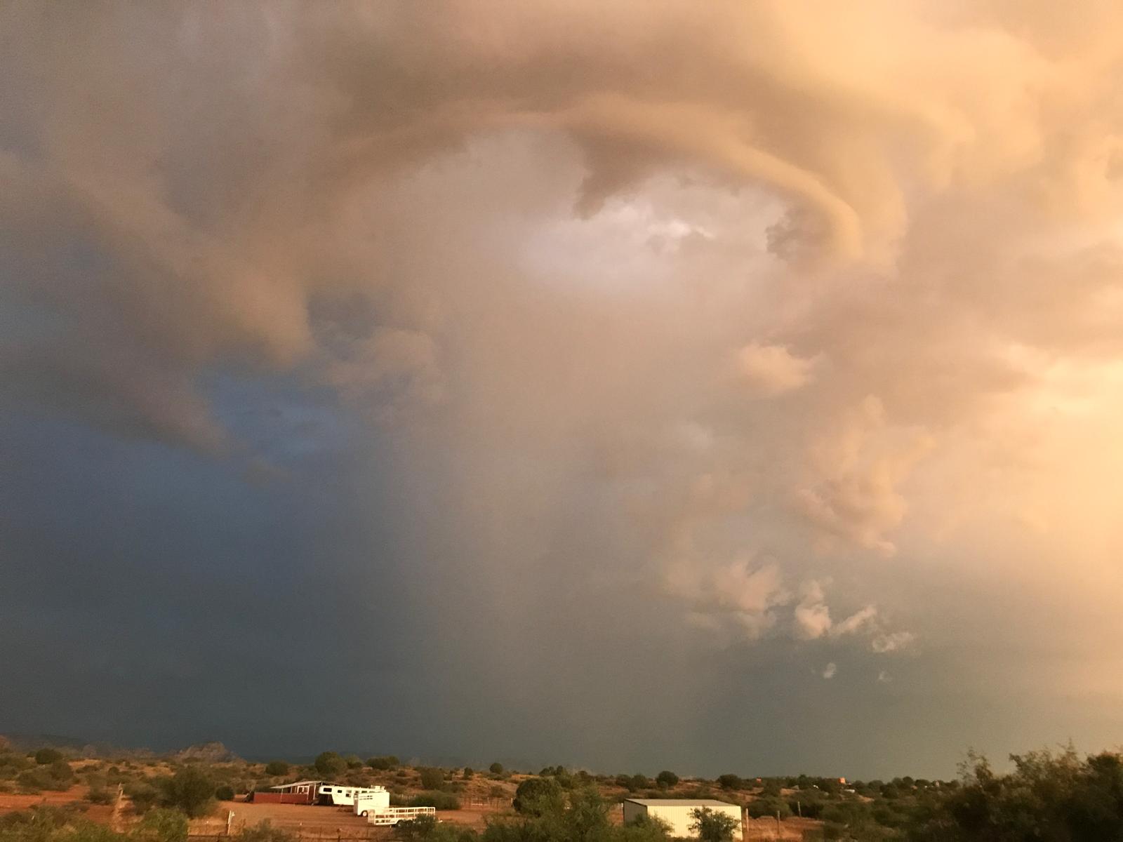 Sedona storm sky — sacred land